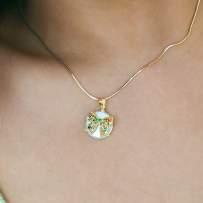 Mini Bow Pendant Necklace