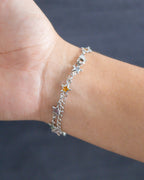 Silver Stars Bracelet - ISABEL LEON LLC
