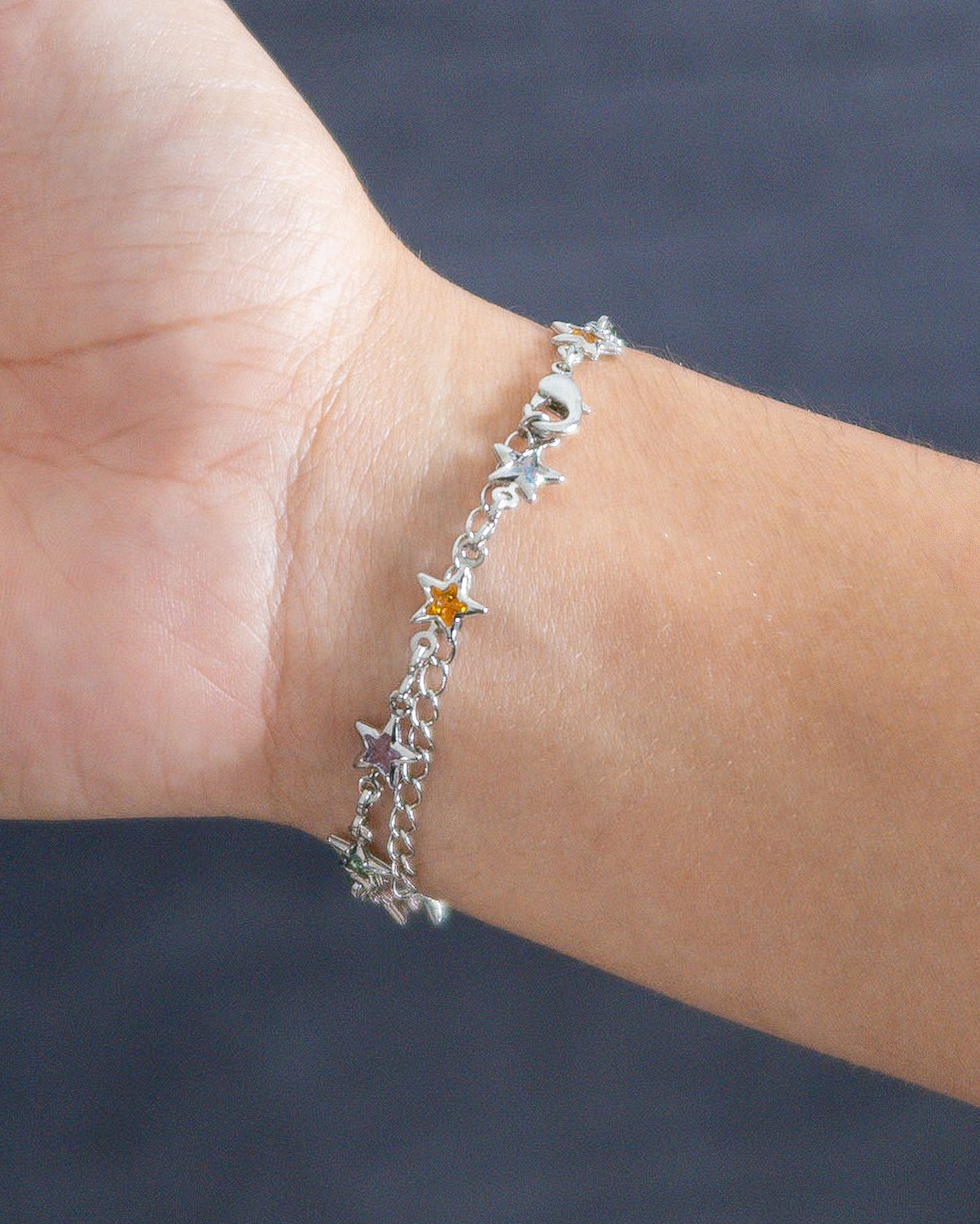 Silver Stars Bracelet