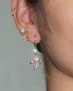 Cutesy Multicolored Gemstone Earrings - ISABEL LEON LLC