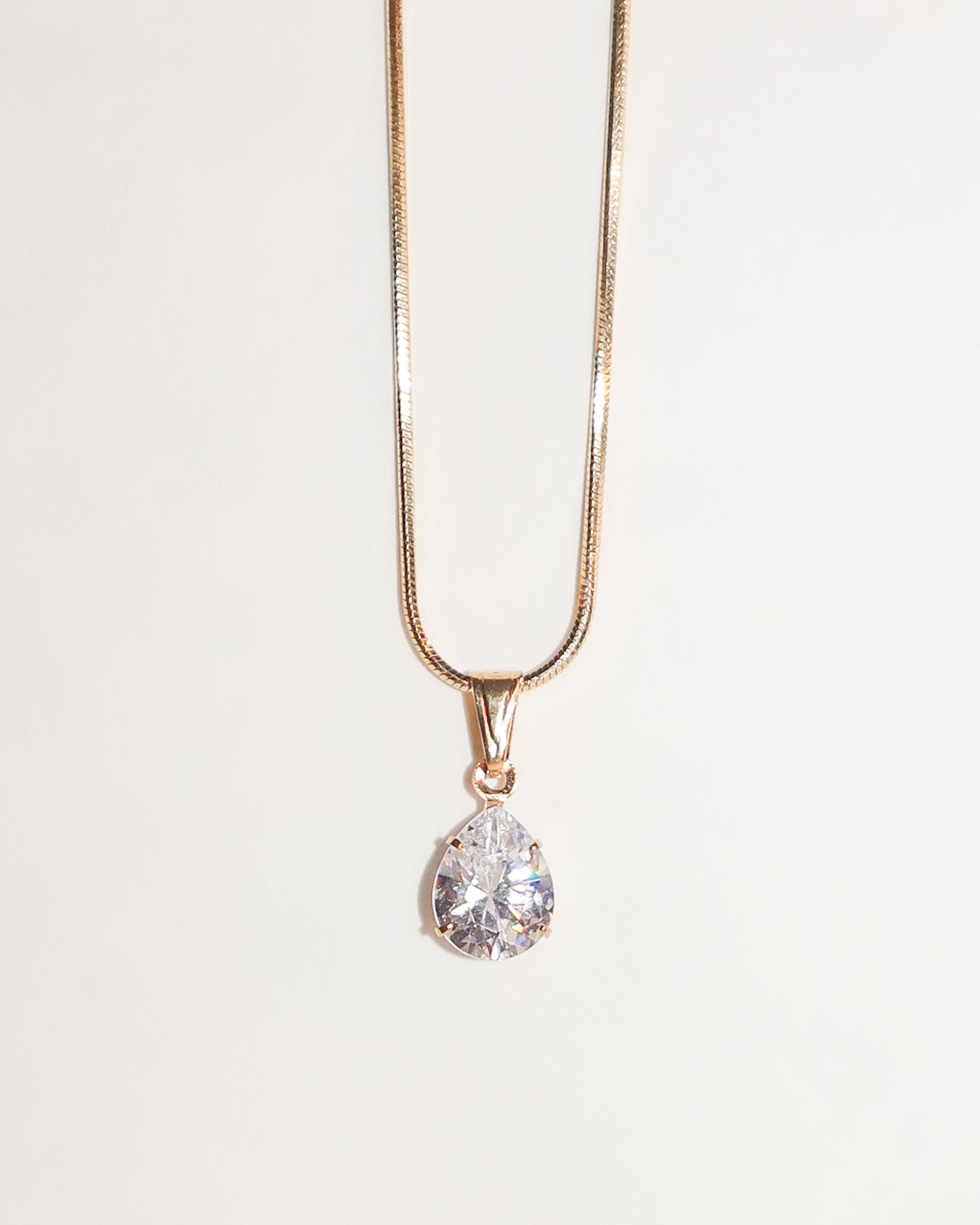 Snow Droplet Necklace