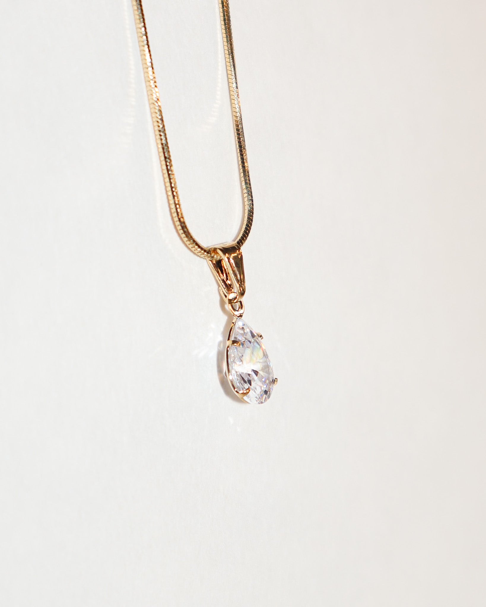 Snow Droplet Necklace