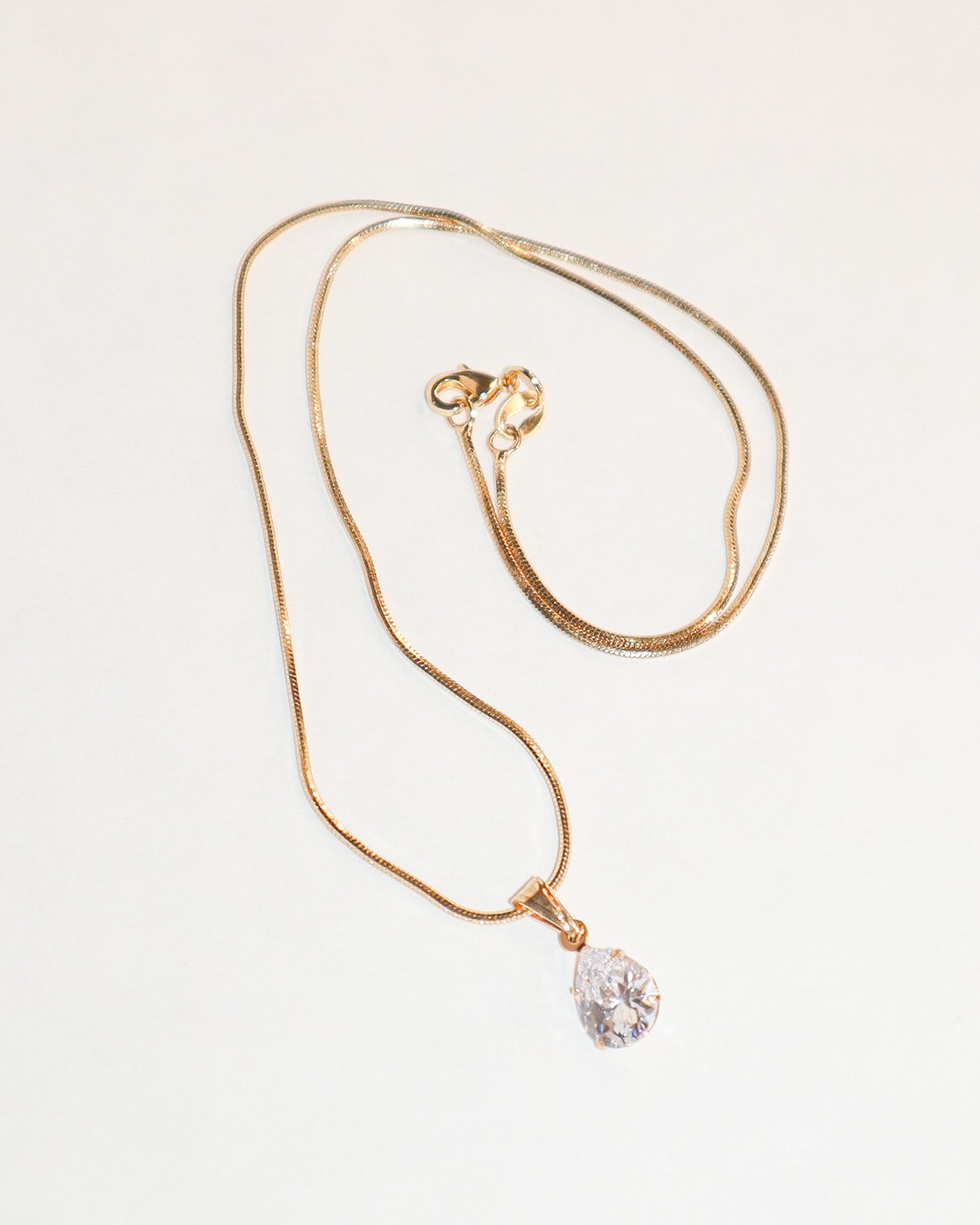 Snow Droplet Necklace