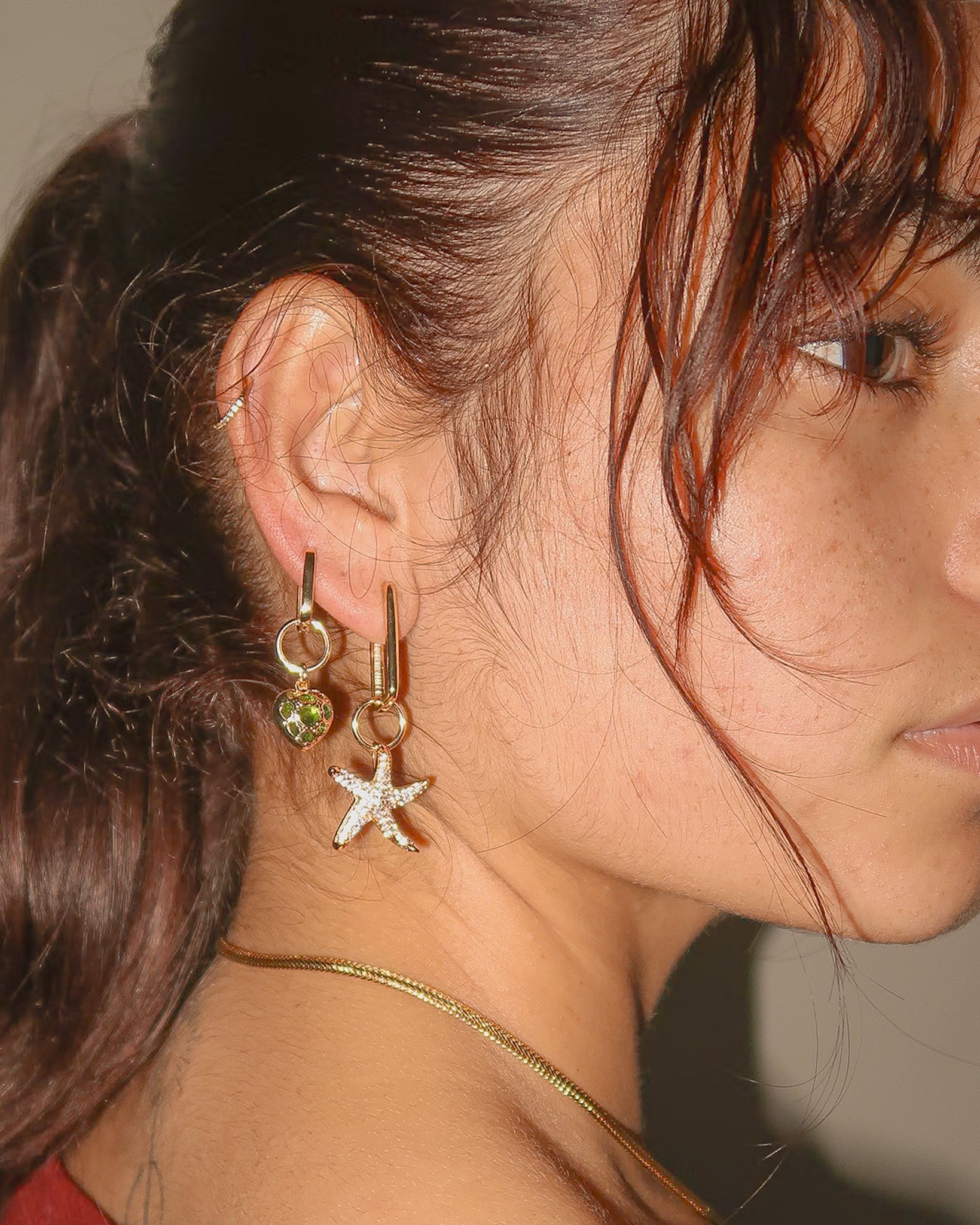 Large R Huggies - ISABEL LEON LLC