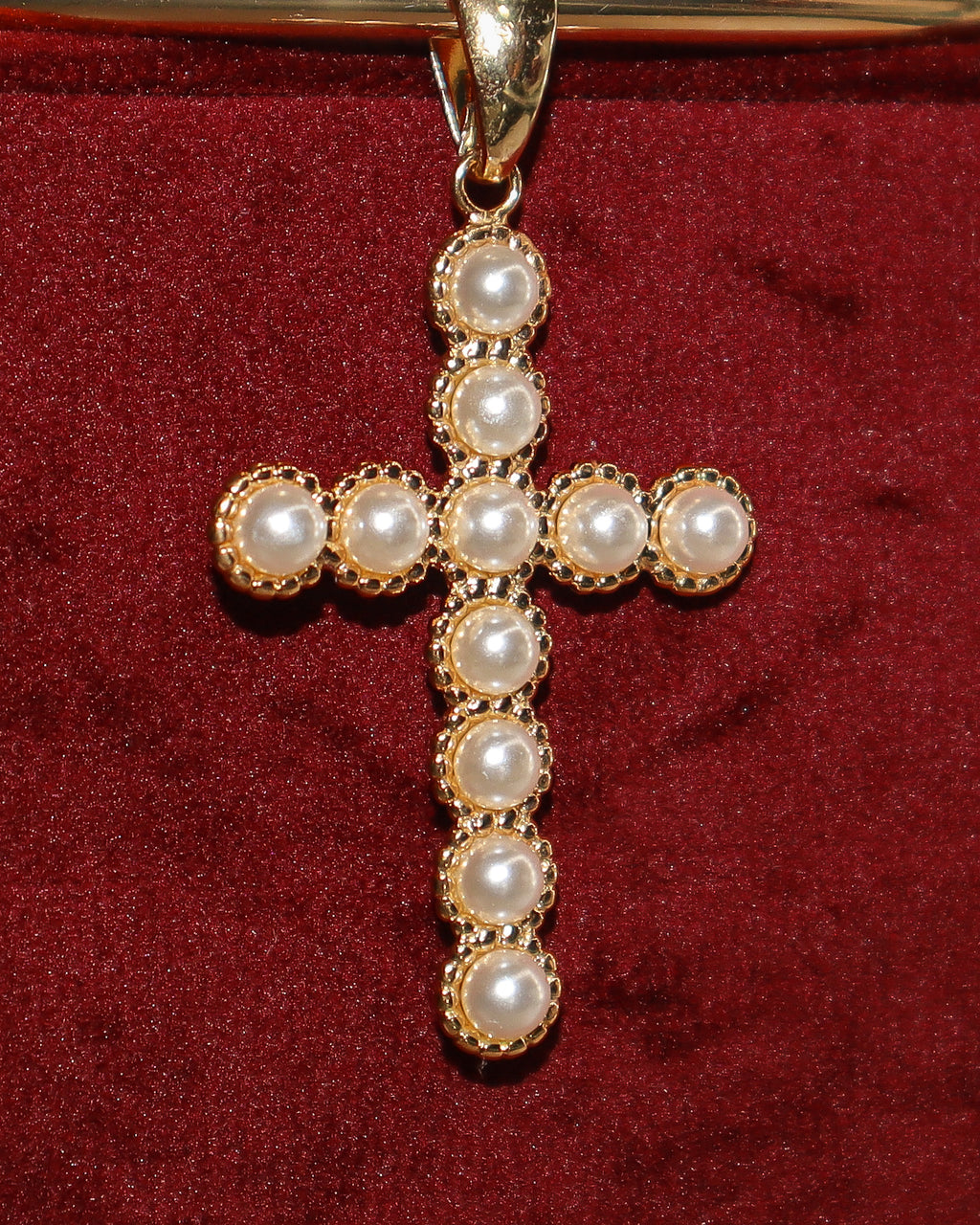 Collard Cross Choker Necklace