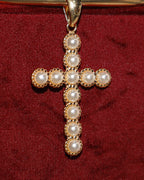 Collard Cross Choker Necklace