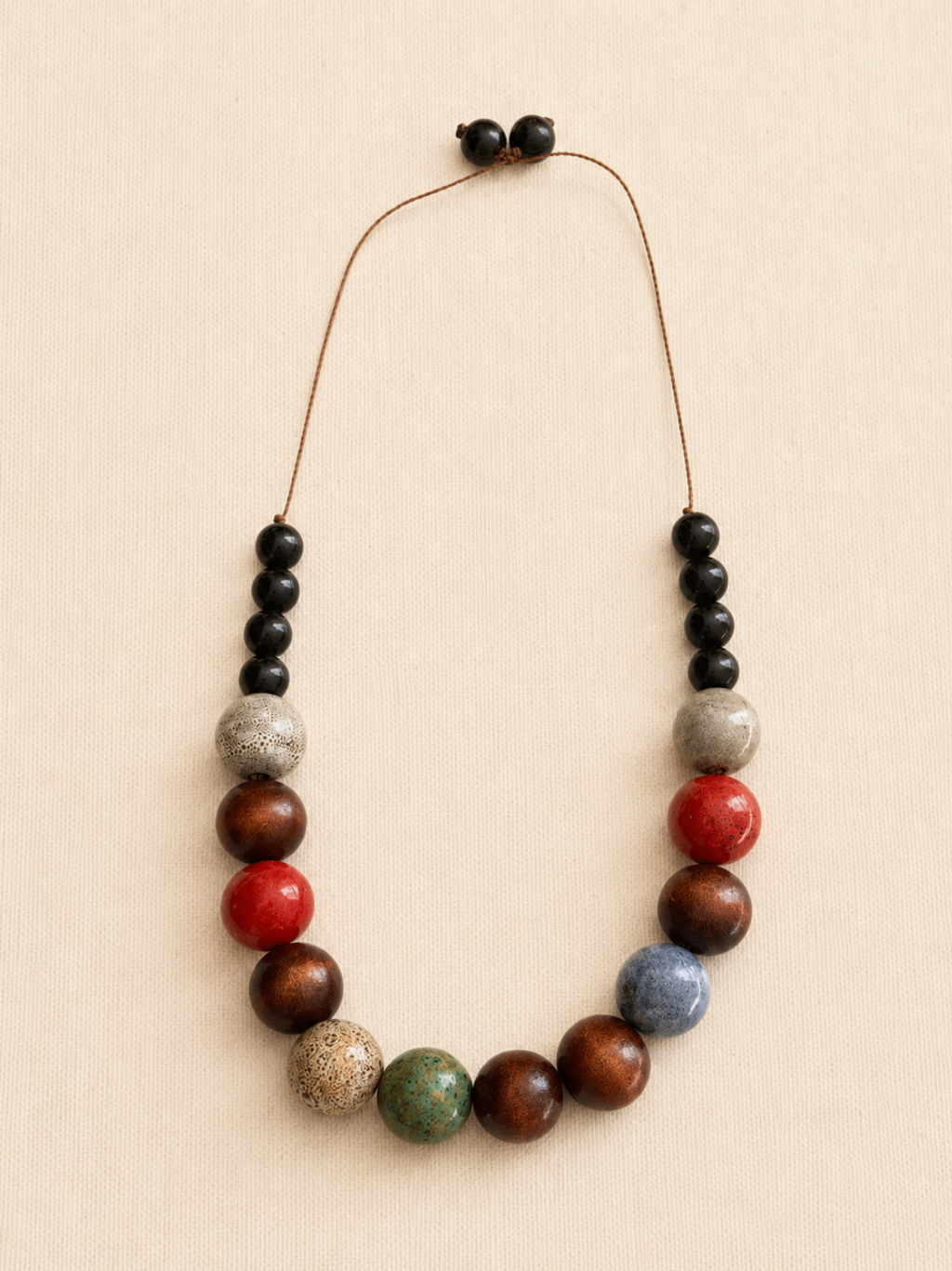 Chunky Adjustable Round Necklace