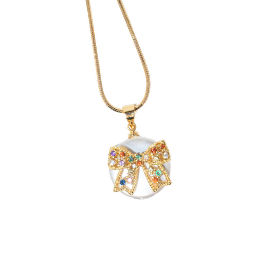 Mini Bow Pendant Necklace