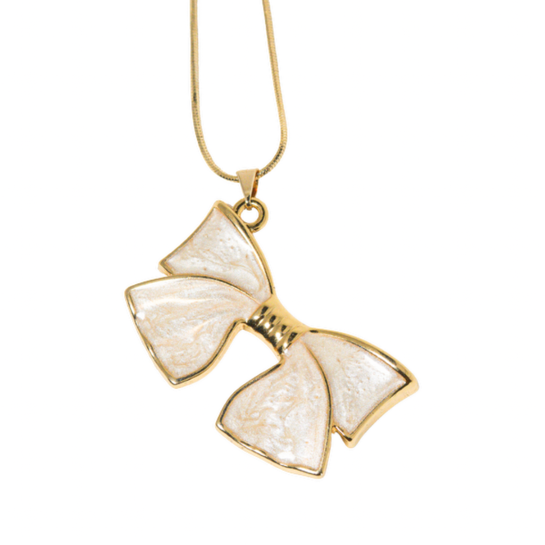 Princess Bow Necklace - ISABEL LEON LLC