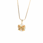 Mini Bow Pendant Necklace - ISABEL LEON LLC