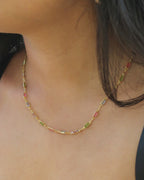 Baguette Necklace - ISABEL LEON LLC