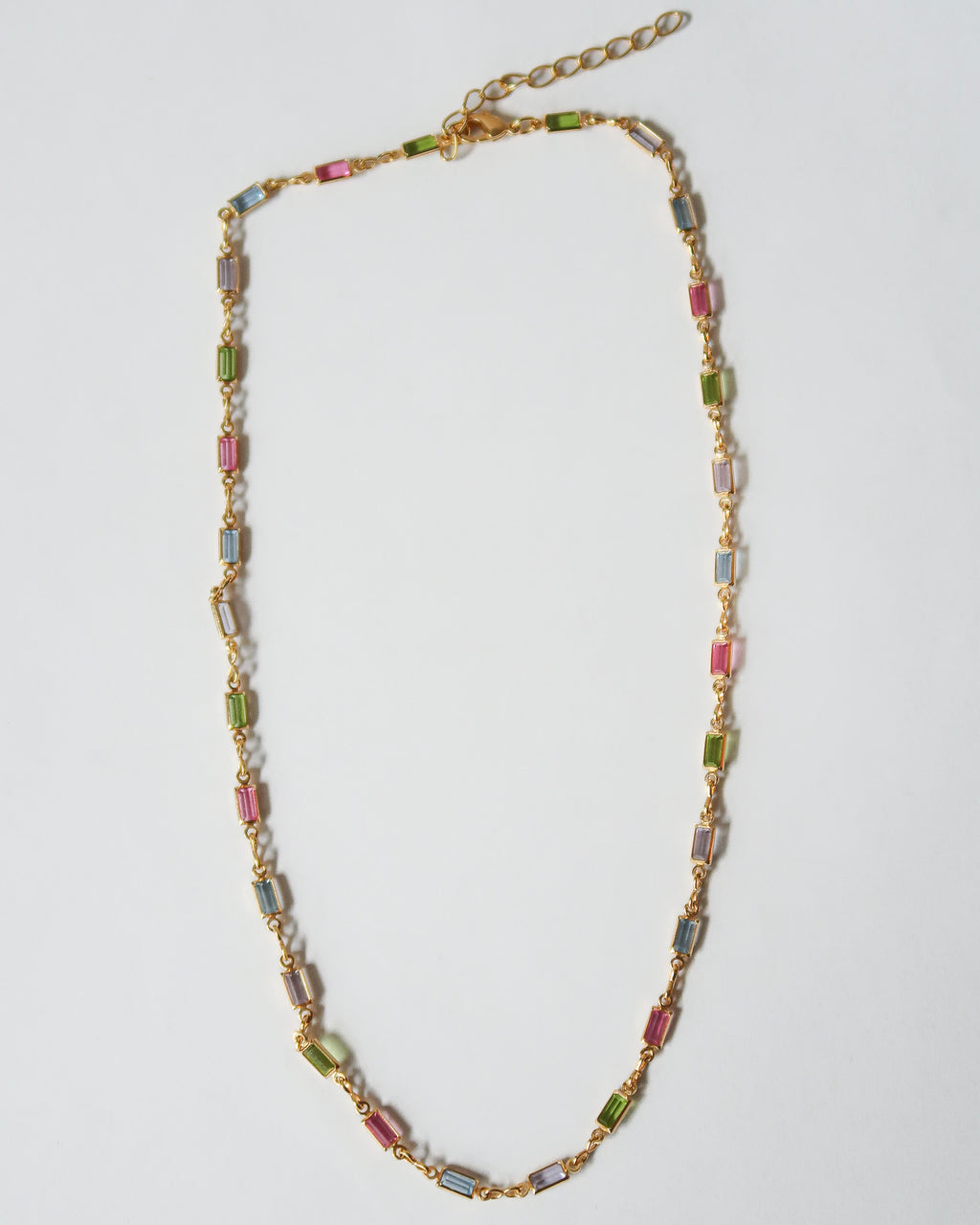 Baguette Necklace - ISABEL LEON LLC