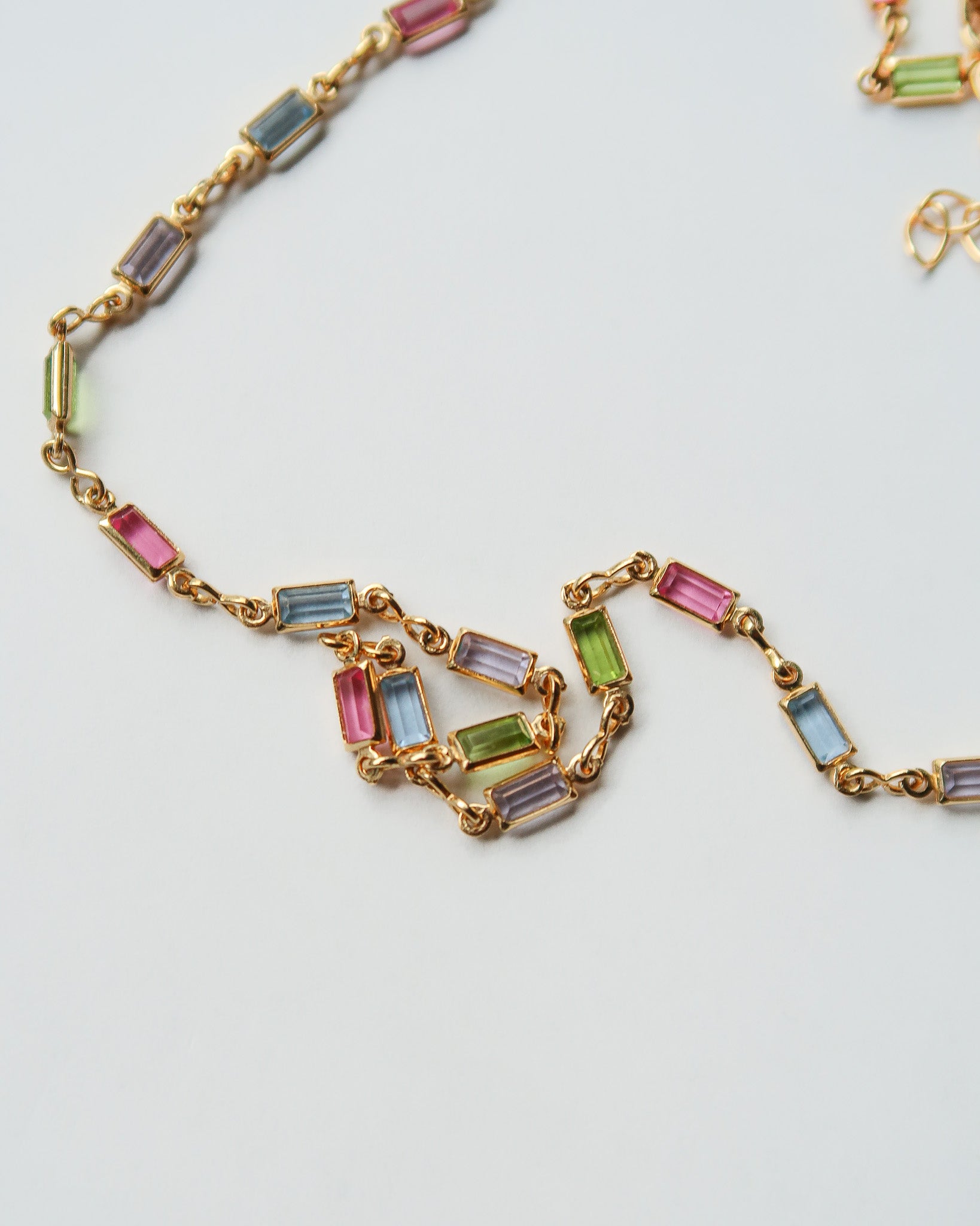 Baguette Necklace - ISABEL LEON LLC
